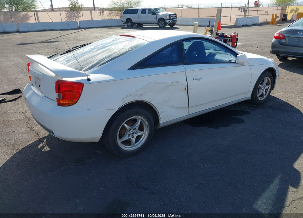2000 TOYOTA CELICA GT VIN: JTDDR32T1Y0032743