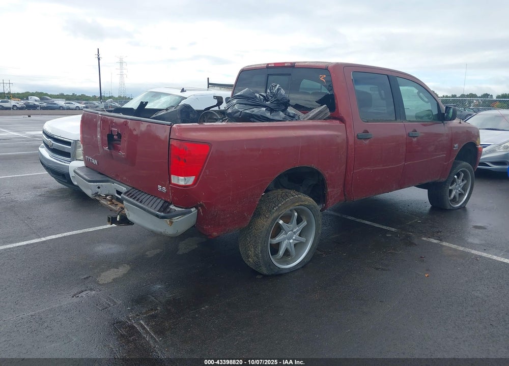 2004 NISSAN TITAN XE VIN: 1N6AA07B34N562859