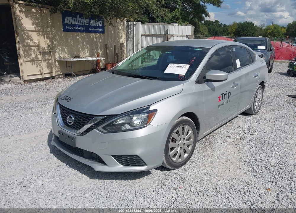 2019 NISSAN SENTRA S VIN: 3N1AB7APXKY341193