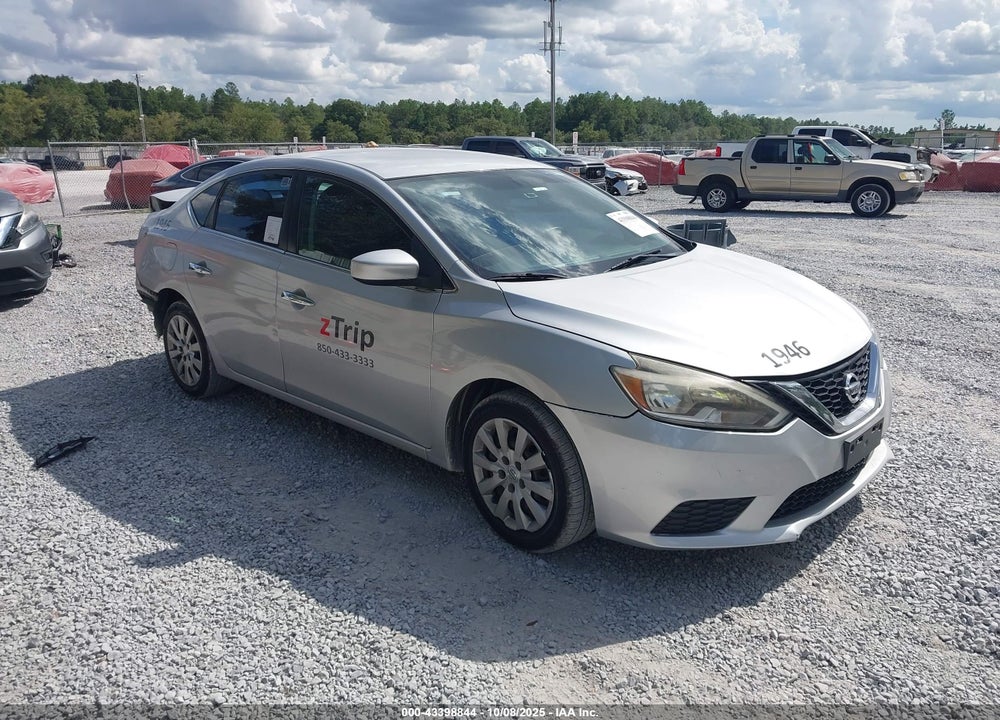 2019 NISSAN SENTRA S VIN: 3N1AB7APXKY341193