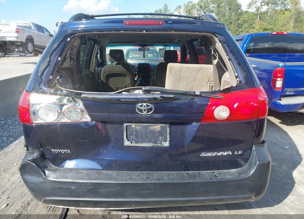 2007 TOYOTA SIENNA LE VIN: 5TDZK23C67S014351