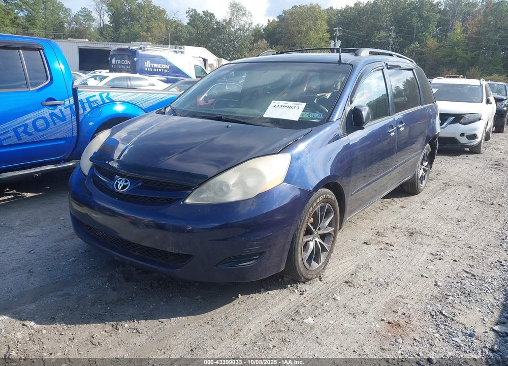 2007 TOYOTA SIENNA LE VIN: 5TDZK23C67S014351