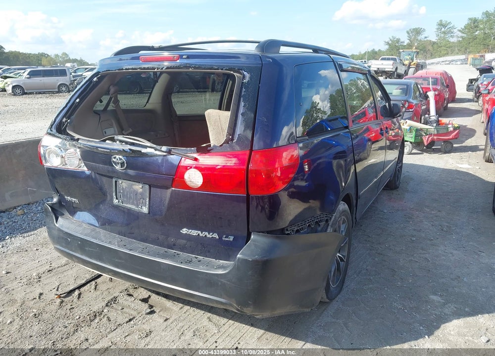 2007 TOYOTA SIENNA LE VIN: 5TDZK23C67S014351