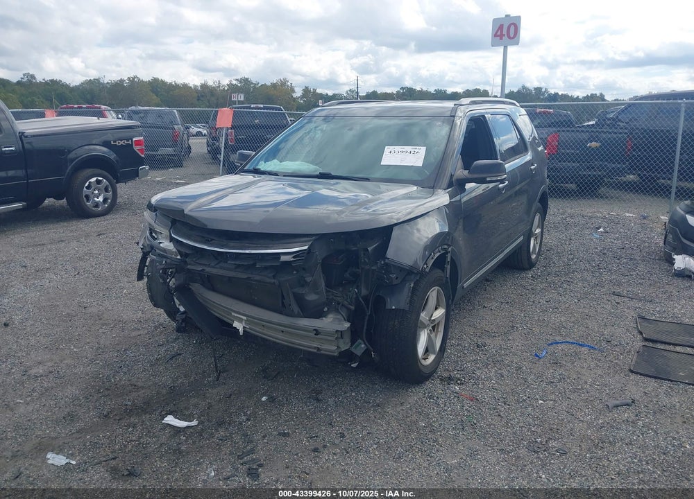 2017 FORD EXPLORER XLT VIN: 1FM5K8D85HGE34444