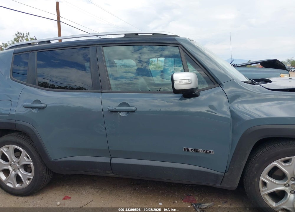 2017 JEEP RENEGADE LIMITED FWD VIN: ZACCJADB1HPF78187