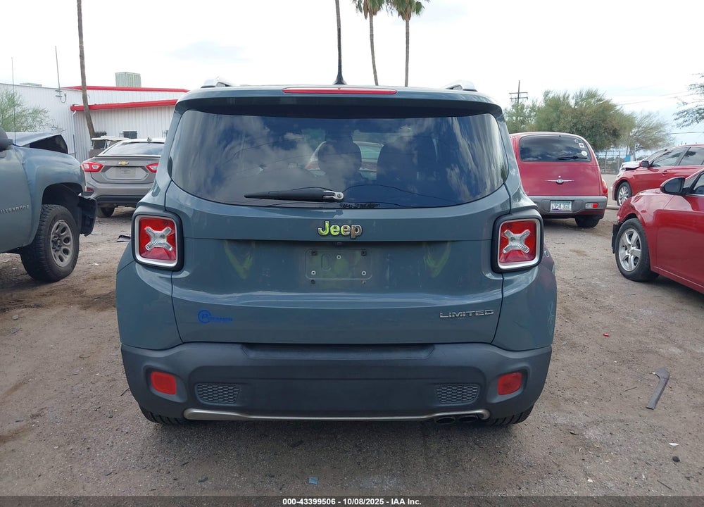 2017 JEEP RENEGADE LIMITED FWD VIN: ZACCJADB1HPF78187