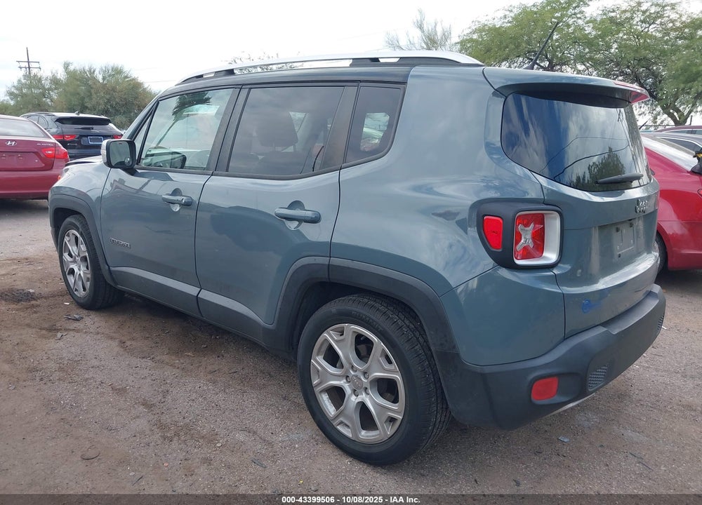 2017 JEEP RENEGADE LIMITED FWD VIN: ZACCJADB1HPF78187