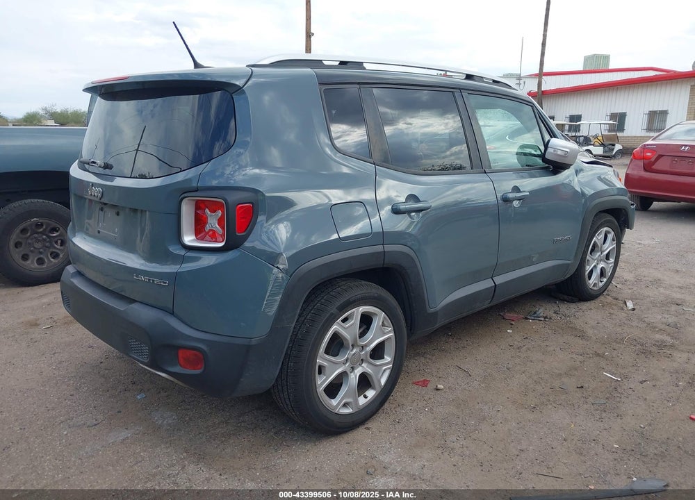 2017 JEEP RENEGADE LIMITED FWD VIN: ZACCJADB1HPF78187