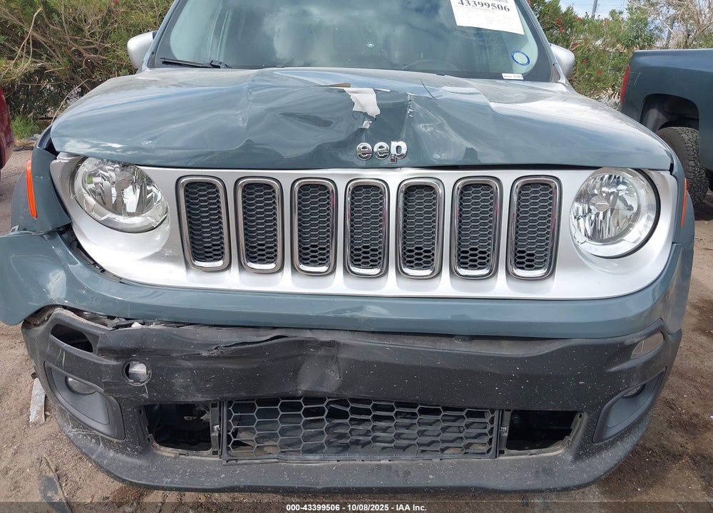 2017 JEEP RENEGADE LIMITED FWD VIN: ZACCJADB1HPF78187