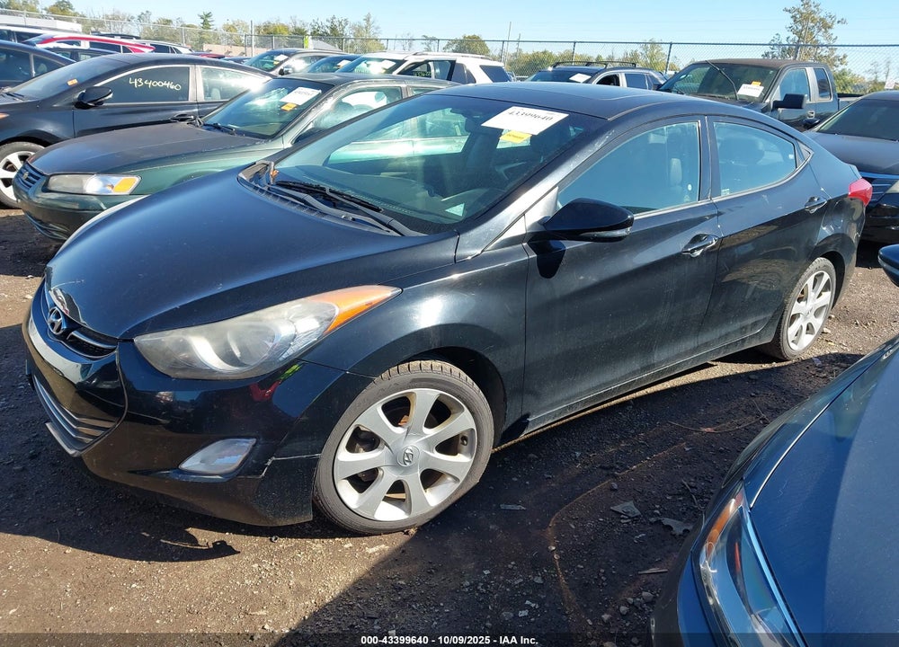 2013 HYUNDAI ELANTRA VIN: KMHDH4AE6DU009890