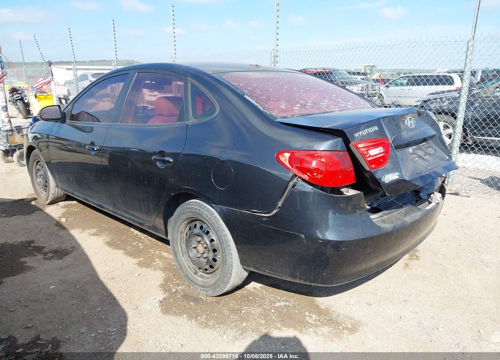 2009 HYUNDAI ELANTRA VIN: KMHDU46D89U624038