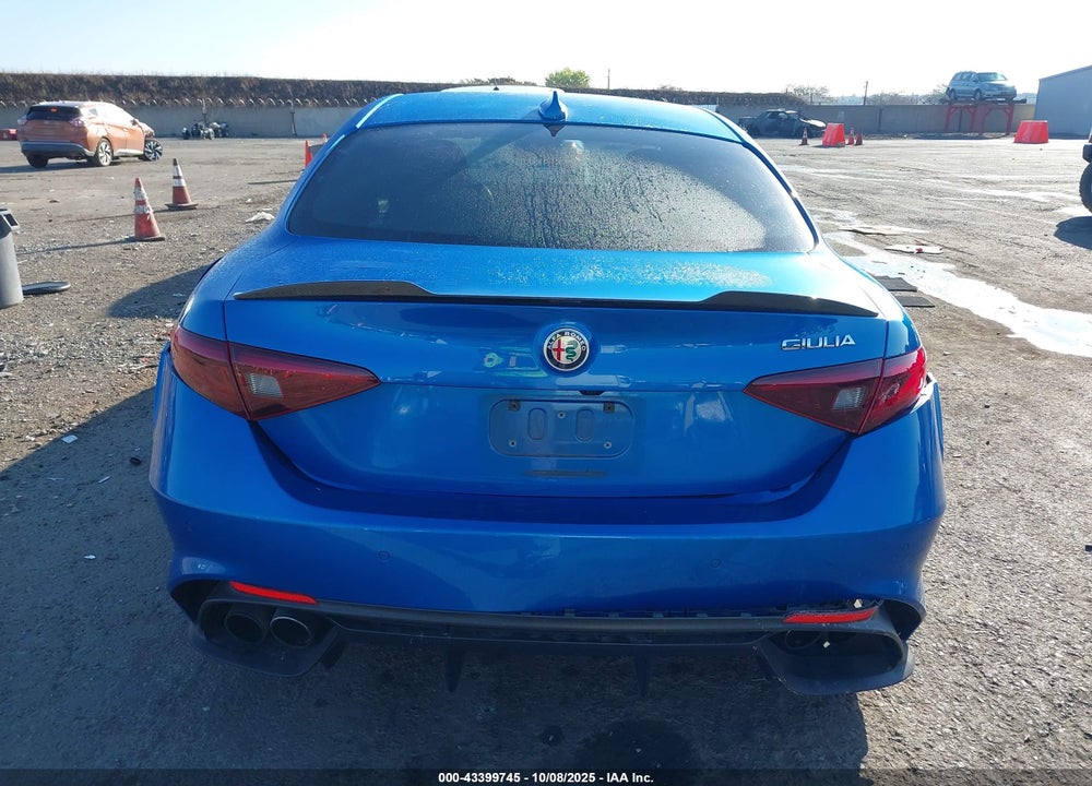 2019 ALFA ROMEO GIULIA QUADRIFOGLIO RWD VIN: ZARFAMEV8K7599345