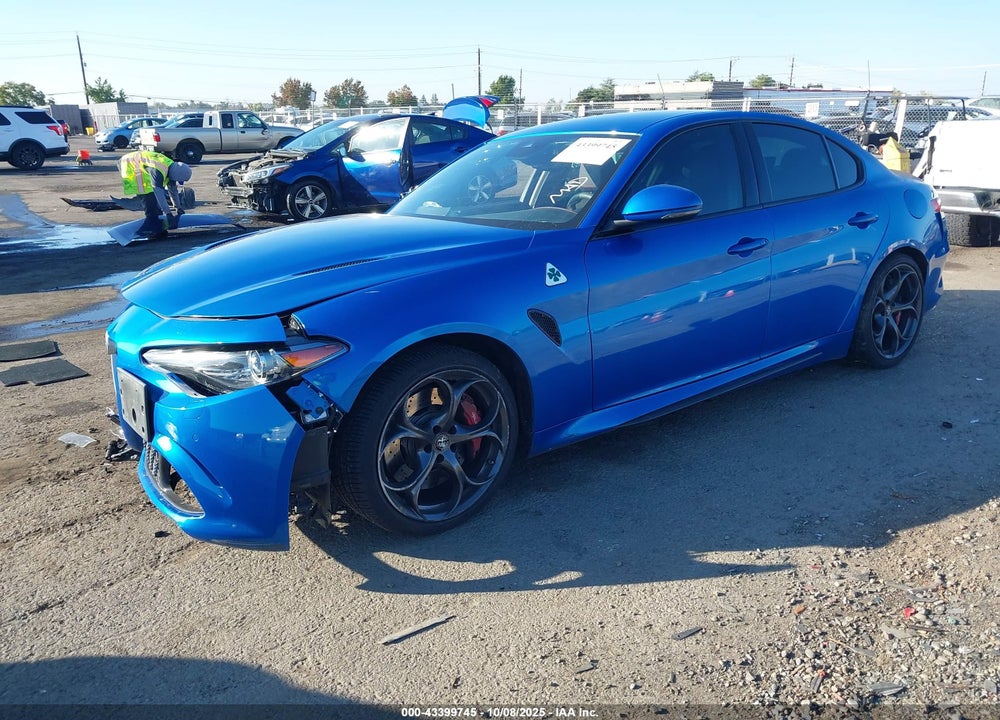 2019 ALFA ROMEO GIULIA QUADRIFOGLIO RWD VIN: ZARFAMEV8K7599345