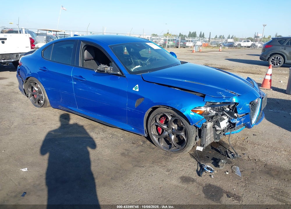 2019 ALFA ROMEO GIULIA QUADRIFOGLIO RWD VIN: ZARFAMEV8K7599345