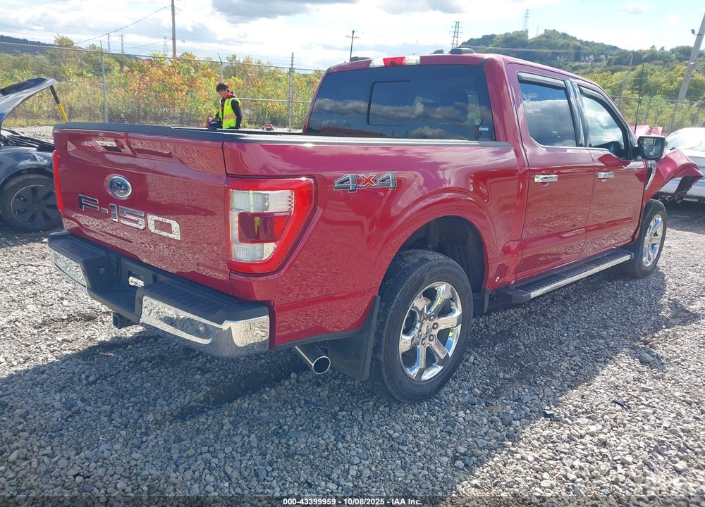 2022 FORD F-150 LARIAT VIN: 1FTFW1E52NFA02243