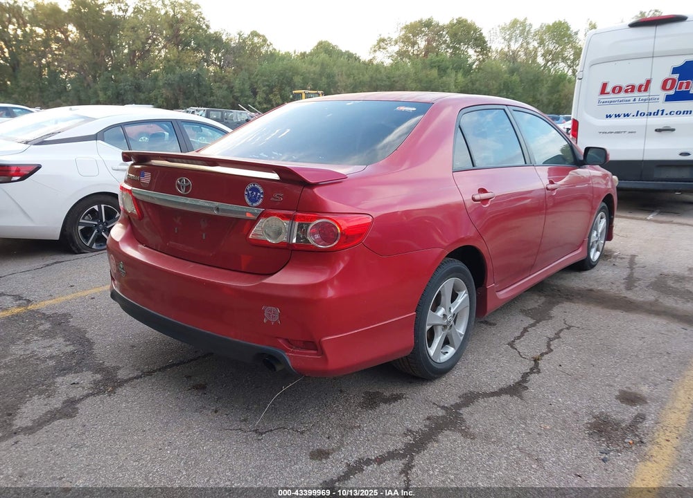2011 TOYOTA COROLLA S VIN: 2T1BU4EE4BC681944