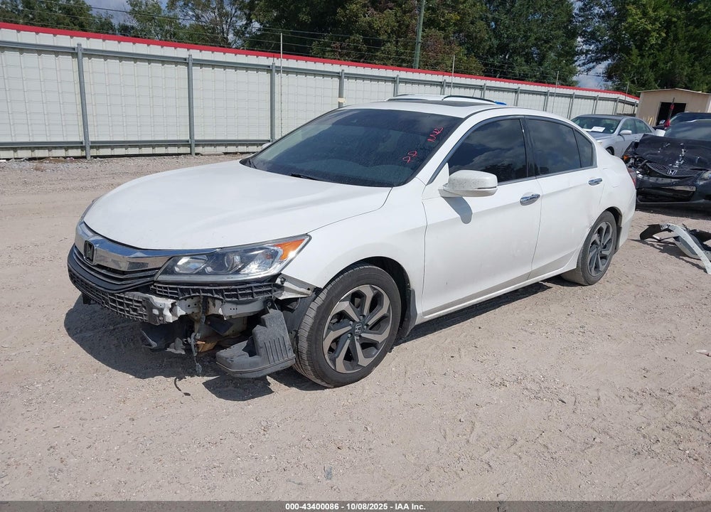 2016 HONDA ACCORD EX-L V-6 VIN: 1HGCR3F02GA010336