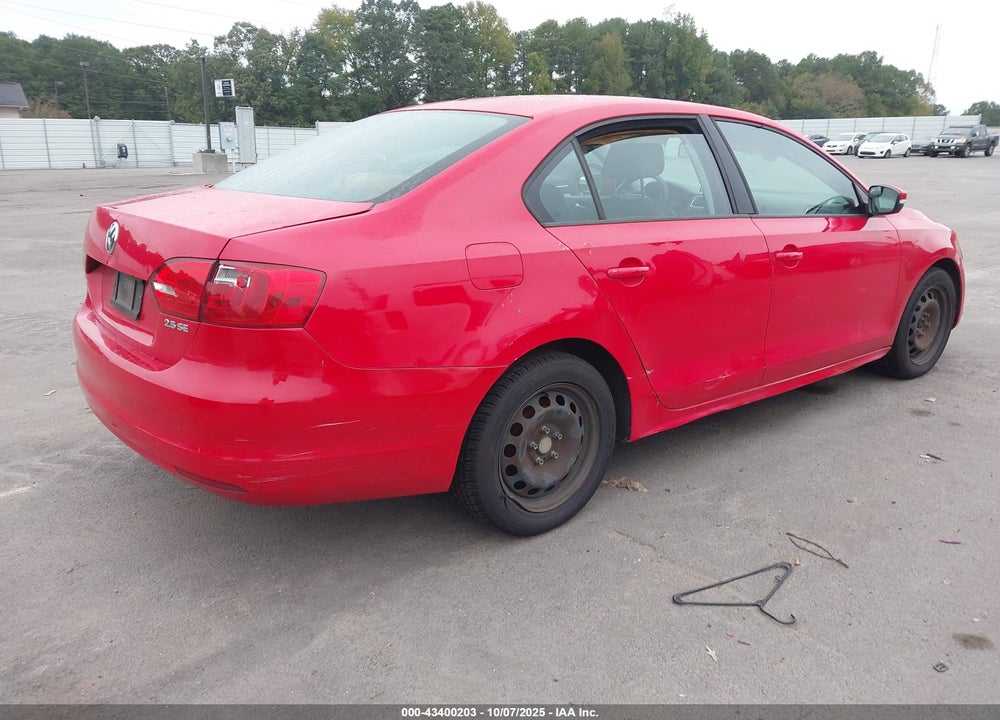 2012 VOLKSWAGEN JETTA VIN: 3VWDX7AJ4CM331787