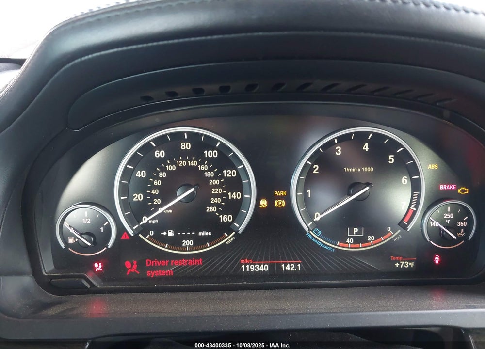 2013 BMW 750LI XDRIVE VIN: WBAYF8C58DD140333