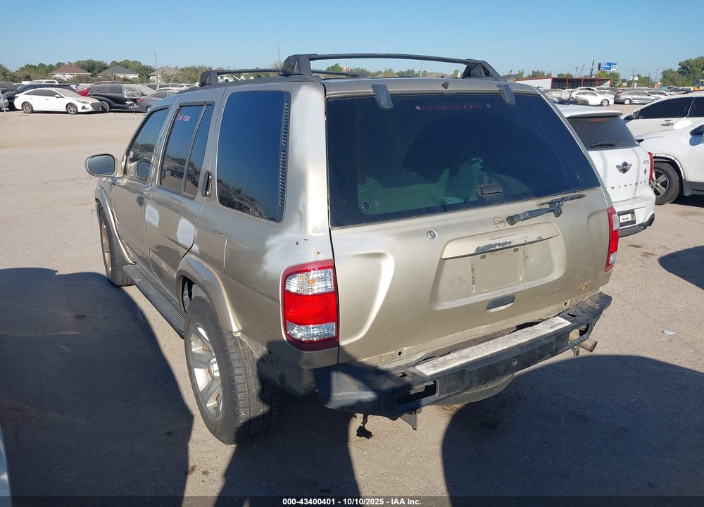 2002 NISSAN PATHFINDER LE VIN: JN8DR09Y62W726059