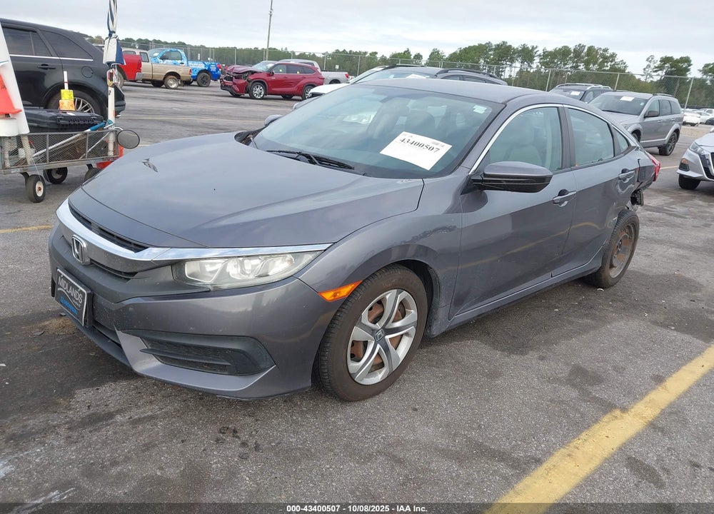 2016 HONDA CIVIC LX VIN: 19XFC2E5XGE006620