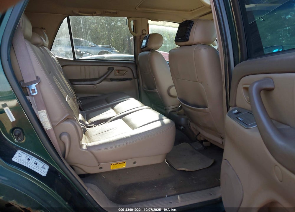 2001 TOYOTA SEQUOIA LIMITED V8 VIN: 5TDBT48A61S055913