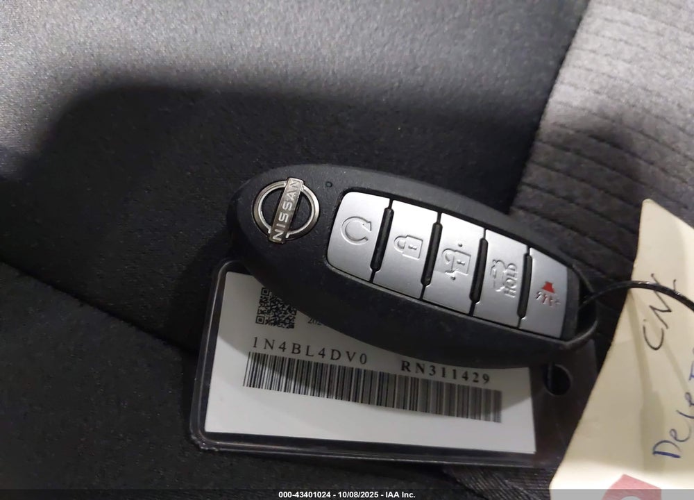 2024 NISSAN ALTIMA SV FWD VIN: 1N4BL4DV0RN311429