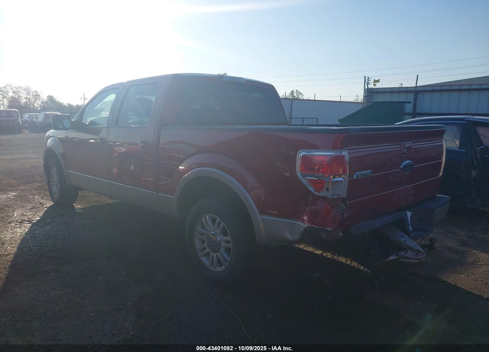 2009 FORD F-150 KING RANCH/LARIAT/PLATINUM/XL/XLT VIN: 1FTPW12V09FA41881