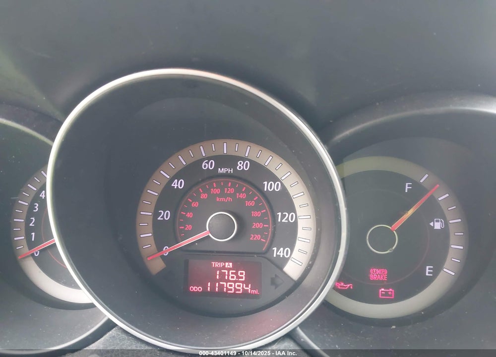 2010 KIA FORTE KOUP EX VIN: KNAFU6A29A5252350