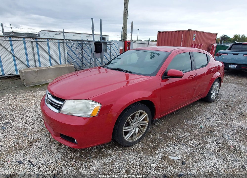 2011 DODGE AVENGER VIN: 1B3BD2FB2BN534416