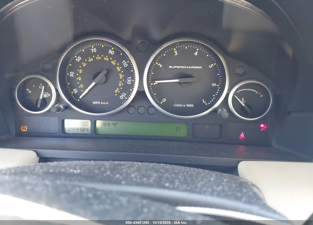 2008 LAND ROVER RANGE ROVER SUPERCHARGED VIN: SALMF13478A286402