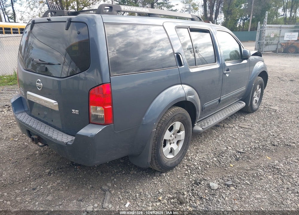 2006 NISSAN PATHFINDER SE VIN: 5N1AR18W06C665296