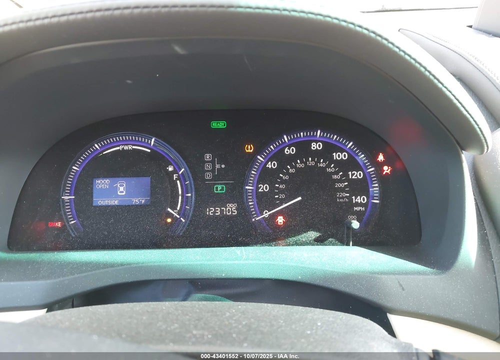 2010 LEXUS HS 250H VIN: JTHBB1BA5A2021929