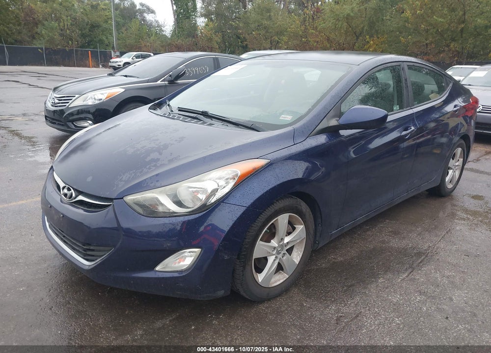 2012 HYUNDAI ELANTRA VIN: 5NPDH4AE8CH144883