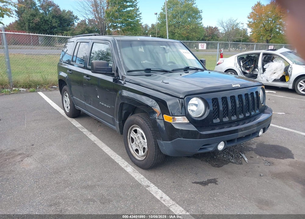 2016 JEEP PATRIOT SPORT VIN: 1C4NJRBB3GD580126