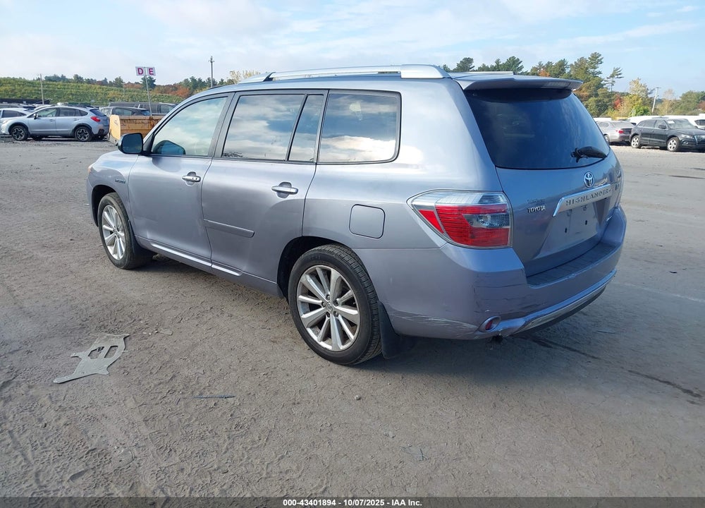 2008 TOYOTA HIGHLANDER HYBRID VIN: JTEEW44A982005479