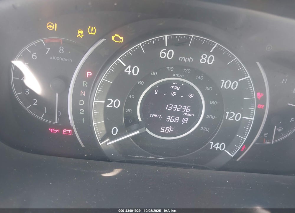 2013 HONDA CR-V EX VIN: 5J6RM3H57DL020712