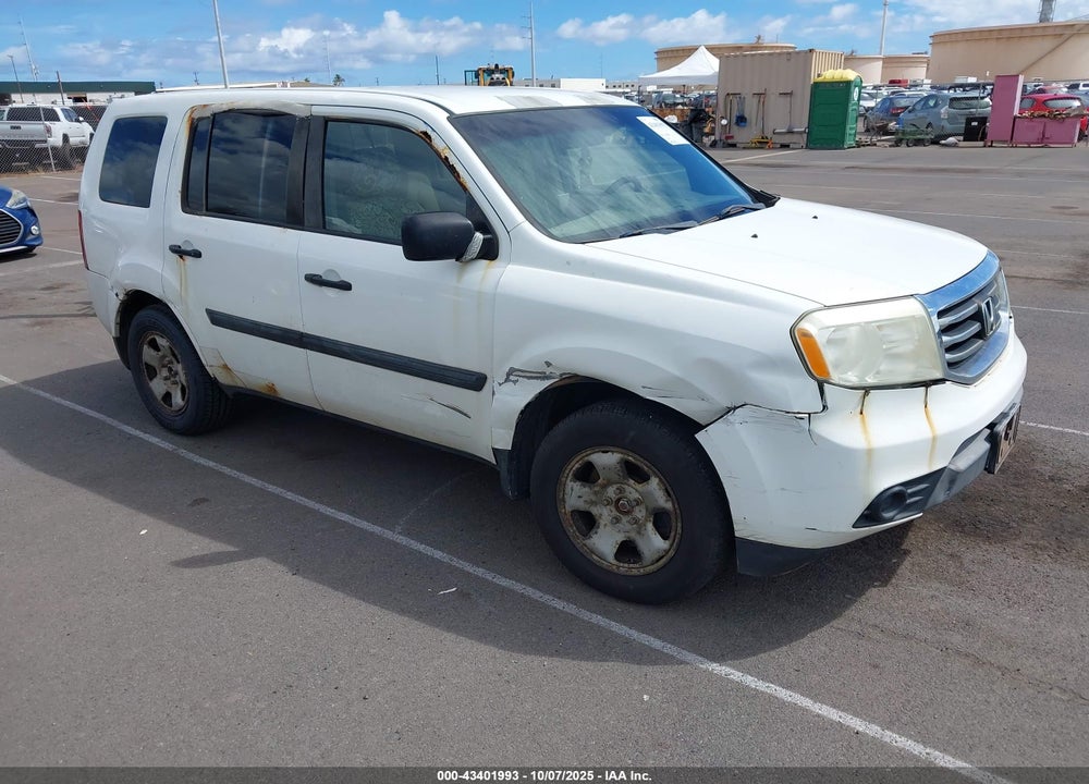 2014 HONDA PILOT LX VIN: 5FNYF3H29EB006834