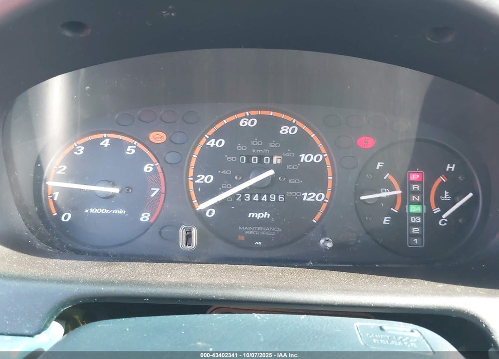 1998 HONDA CR-V EX VIN: JHLRD1867WC093913