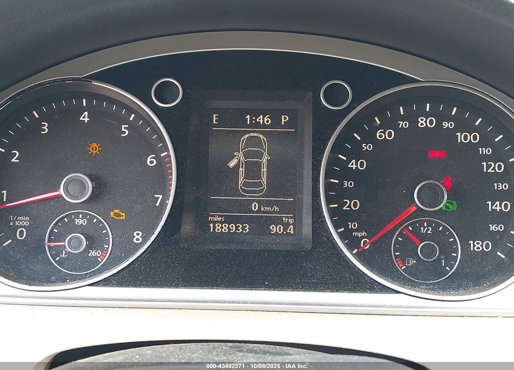 2012 VOLKSWAGEN CC VIN: WVWMN7AN9CE501997