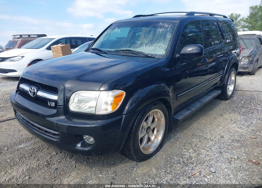 2005 TOYOTA SEQUOIA LIMITED V8 VIN: 5TDZT38A55S251002