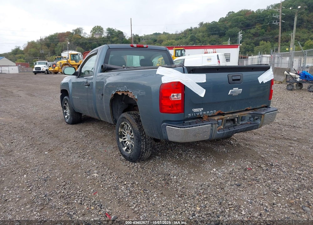 2007 CHEVROLET SILVERADO 1500 WORK TRUCK VIN: 1GCEC14X17Z624339