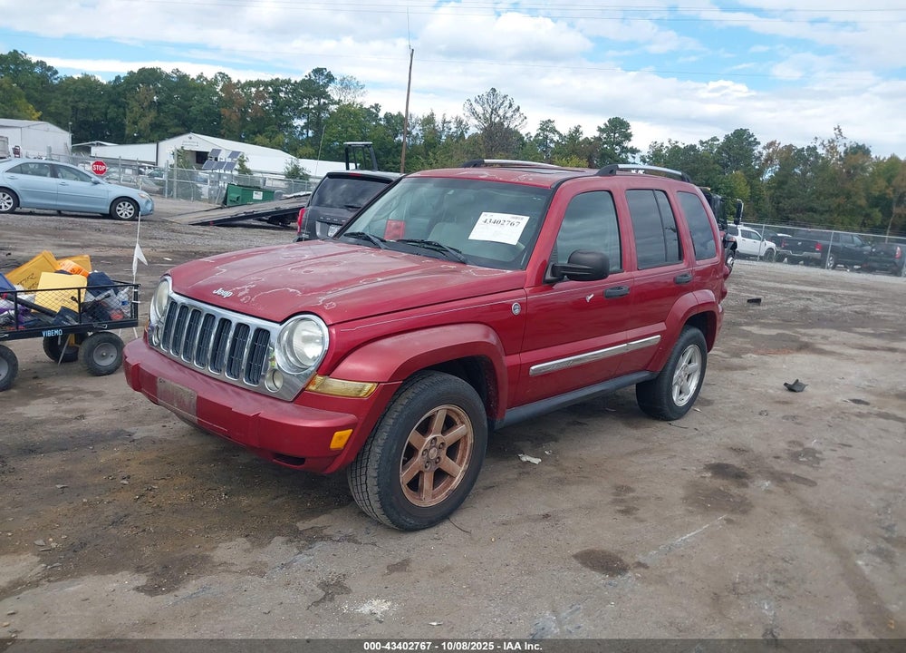 2005 JEEP LIBERTY LIMITED EDITION VIN: 1J4GL58K25W708581
