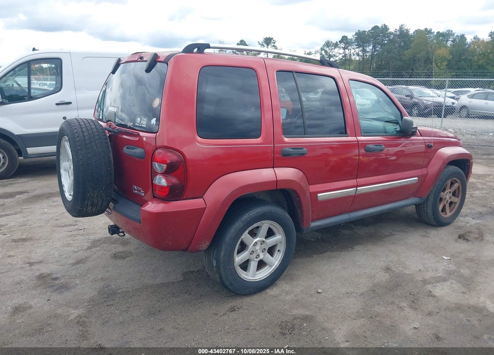 2005 JEEP LIBERTY LIMITED EDITION VIN: 1J4GL58K25W708581
