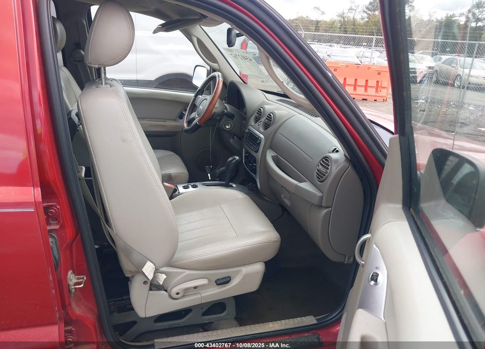 2005 JEEP LIBERTY LIMITED EDITION VIN: 1J4GL58K25W708581