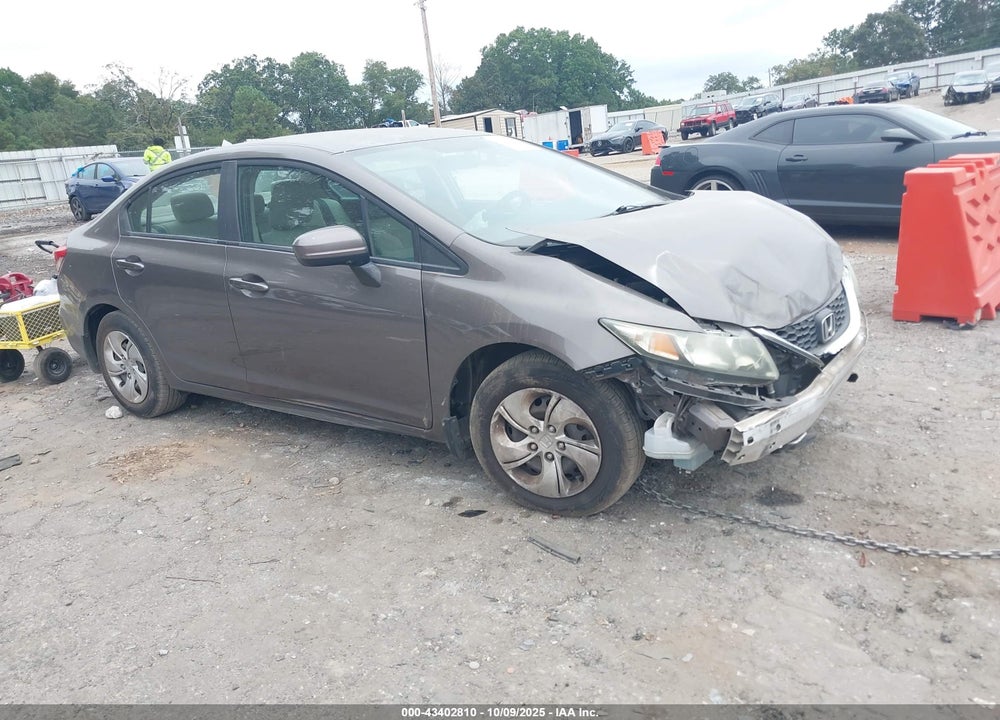 2014 HONDA CIVIC LX VIN: 2HGFB2F50EH545591