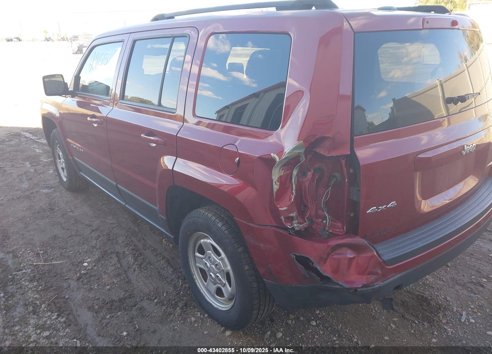 2017 JEEP PATRIOT SPORT 4X4 VIN: 1C4NJRBBXHD196183