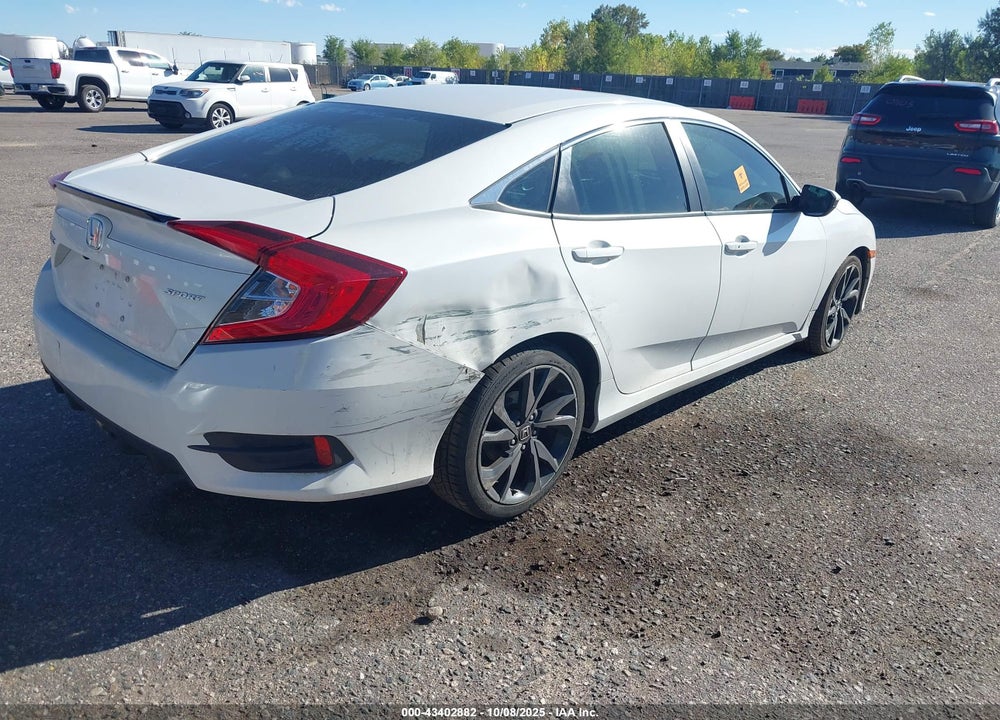 2019 HONDA CIVIC VIN: 2HGFC2F88KH578843