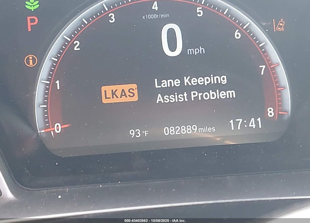 2019 HONDA CIVIC VIN: 2HGFC2F88KH578843
