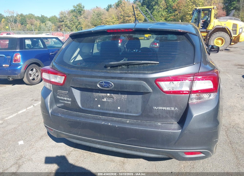 2019 SUBARU IMPREZA 2.0I VIN: 4S3GTAA6XK3708806
